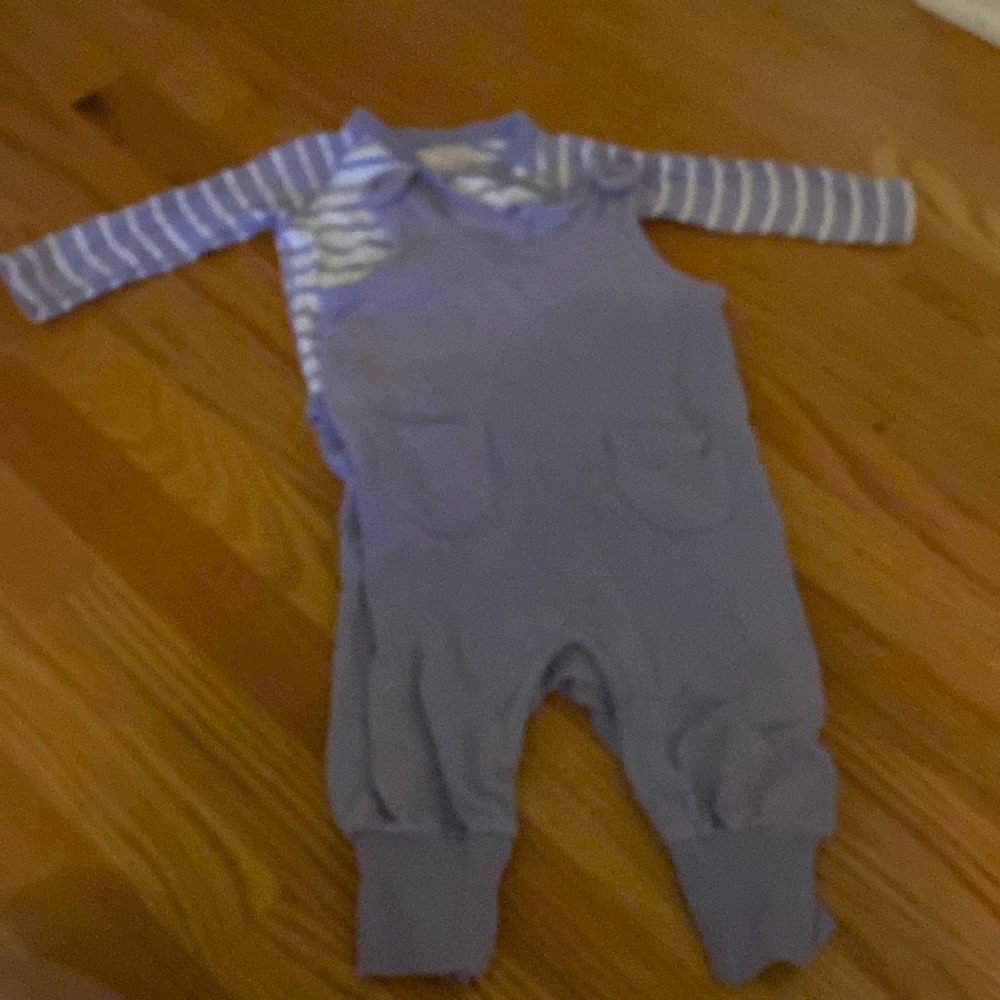 Hanna andersson bodysuit and overall set